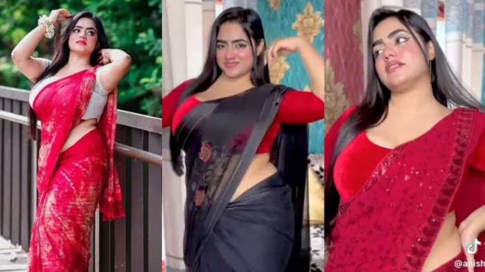 Outdoor Bangladeshi Tiktoker Anisha Momo Viral Collection Video
