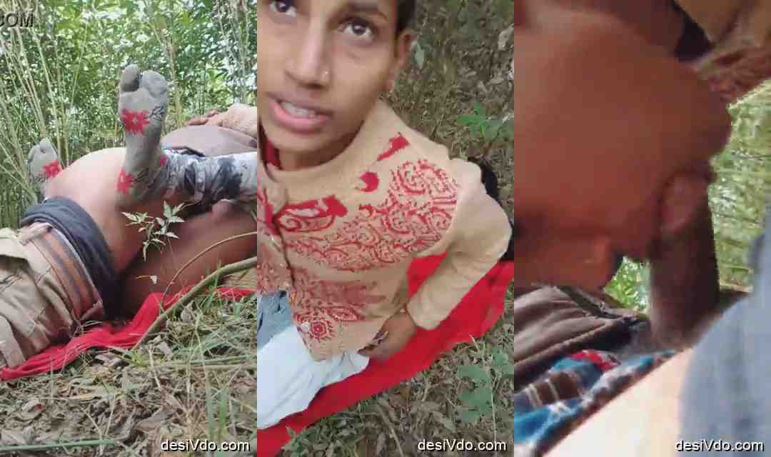 Desi Village Girl got Fucked in Jungle