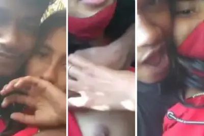 Girl ki Outdoor Boob Press Lover Sath
